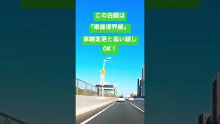 白の実線は車線変更･追い越ししても良いのか #gopro #交通 #高速道路 #道路交通法 #車載動画