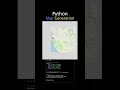 Python Maps Tech Giants 🌎📍#PythonPower #DataVisualization #GeospatialData #code #computerscience
