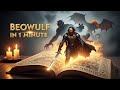 The Story of Beowulf: Hero, Grendel & the Dragon (1-Minute Summary)