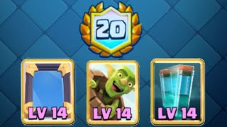 【クラロワ】10秒デッキで20勝チャレンジクリア 【Clash Royale】Clear the 20win challenge with a 3crown deck(10s deck)