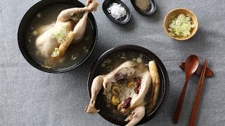 한방 삼계탕 (samgyetang) - 보양식/삼계탕/삼복더위이기는법