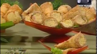 Palmirinha - Canudinhos Recheados  - Tv Culinária 2007