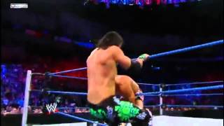 Guillotine Leg Drop to opponent in the Middle Rope   Trent Barreta