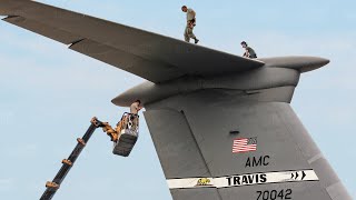 Behind the Crazy Process of Maintaining US Air Force Largest Aircraft