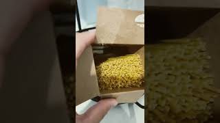 some trippy but kinda cool looking uncooked noodles #shorts #food #asmr