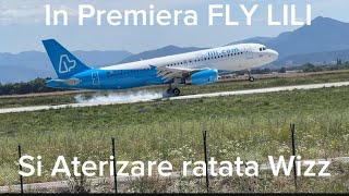 In Premiera am filmat ratare aterizare Wizair !  si Primul zbor Fly Lili Din Brasov