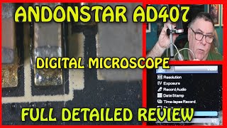 Andonstar AD407 Digital Microscope Full Detailed Review