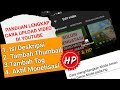 Cara upload video ke youtube (Hp)