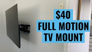 $40 Click TV wall mount. Bunnings Full Motion Bracket  |  DIY