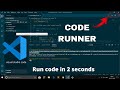 Code Runner Extension in VS code || How to run code in Vscode #programming