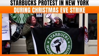 Starbucks Hit By Protest In New York Amid Nationwide Christmas Eve Strike | News9