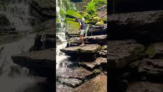 POV: I see a Beautiful Waterfall! 😍 #tennessee #nashville