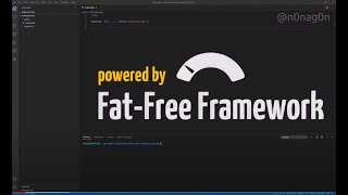 PHP Fat-Free Framework 3.7 Introductory Tutorial Video
