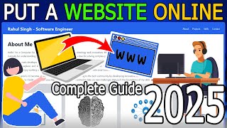 How to put an HTML Website Online on the Internet for FREE [ 2025 Update ] HTML Hosting Techniques