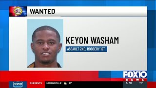 Mobile police searching for man wanted on assault, robbery charges