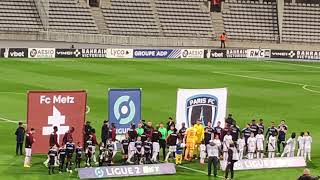 PARIS FC - FC METZ - Ligue 2 - Entrée des joueurs - Stade Charléty
