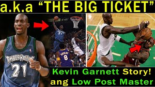Ang LOW POST Master sa NBA aka "The Big Ticket" Kevin Garnett Story #Kwentong Basketbol #nbastories