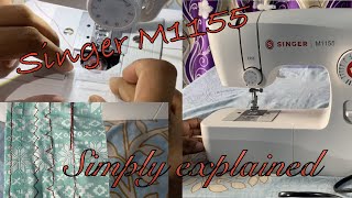 Singer M1155 Sewing machine! Full demo (Hindi)