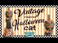 Vintage Inspired Halloween Cat Twisted Sisters Boo-ty Call Collaboration