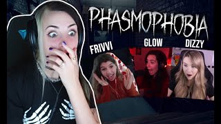 GHOST HUNTING with ASMR GIRLS (not ASMR lol) (ft. FRIVOLOUS FOX, ASMR GLOW, \u0026 DIZZYKITTEN)