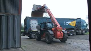 MANITOU MLT741 120LSU LOADING WHEAT