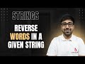 DSA in Python - Reverse Words in a String | Clean Split-Reverse-Join (O(n)) | Part 218 [Hindi]