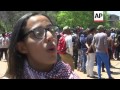 Students, police clash at SAfrican university