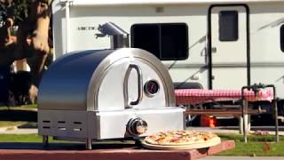 Mont Alpi MAPZ-SS Table Top Gas Pizza Oven, Large, Stainless Steel