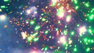 Fireworks show, Bomb, firecrackers, launch explosion sound effects live background video in night