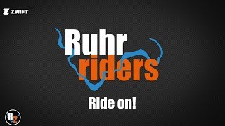 Zwift Criterium Training Race #RuhrRiders #HD Livestream