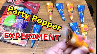 ASMR | Party Popper | Slow Motion | Experiment | Real Sounds