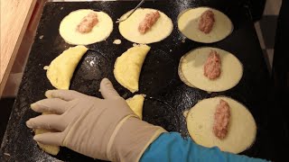 Gentle technique! Handmade egg dumplings with fresh pork stuffing