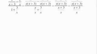 MAT1033 SIMPLIFYING COMPLEX FRACTIONS METHOD 1.mp4