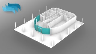 VisualARQ 2 tutorial - 2.8.2 Ground floor curtain wall styles