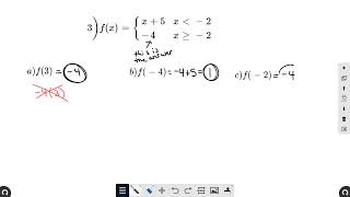 Piecewise Functions Evaluate and Graph