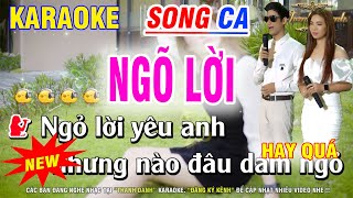 Karaoke Ngõ Lời Song Ca | Tone Diễm Trang Xuân Hòa | Karaoke Thanh Danh