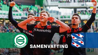 🤩 FANTASTISCHE sfeeractie, VAN HOOIJDONK BESLISSEND! 🎯 | Samenvatting FC Groningen - sc Heerenveen