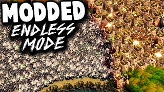 ENDLESS MODE w/ MODDED MAYORS! | They Are Billions Modded Mayors + Custom Map Gameplay