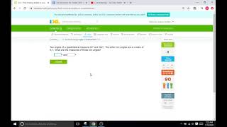 IXL N4: Find Missing Angles in Quadrilaterals (Geometry)