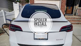 How to Install a Spoiler on Tesla Model Y/3 | Step-by-Step Guide