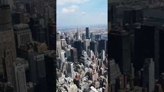 Eastern view of Empire state building,Arthur Ashe Stadium,etc. エンパイア·ステート·ビルディング東側の風景。