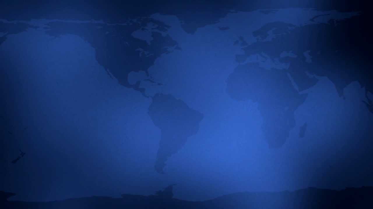 Blue World Map Hd Motion Graphics Background Loop Youtube