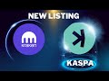 Kaspa: FINALLY the LISTING we WANT!