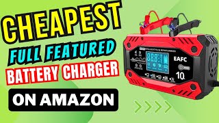 Cheapest 10 Amp Battery Charger \u0026 Maintainer on Amazon, Better than Harbor Freight Viking Charger