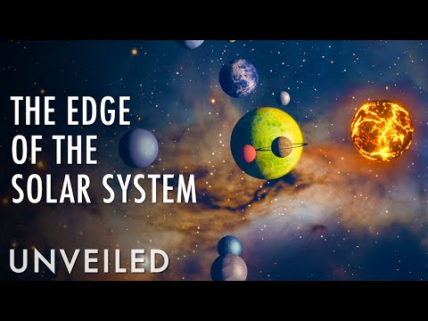 How far is it to the end of our solar system?