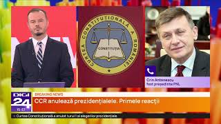 Antonescu, după anularea alegerilor: Nu pot să înțeleg politic reacția Elenei Lasconi