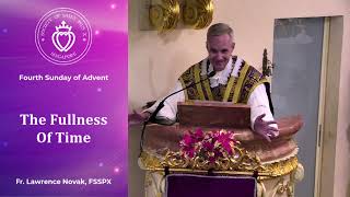 The Fullness of Time - Sermon by Fr Novak (22 Dec 2024)