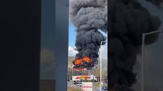 Brand Rewe/Mediamarkt