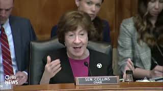 WATCH: Sen. Collins questions Blanche about the 'Anti-Weaponization Fund' claims process