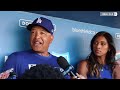 Dodgers pregame: Dave Roberts on latest Clayton Kershaw update, Vin Scully & facing Juan Soto